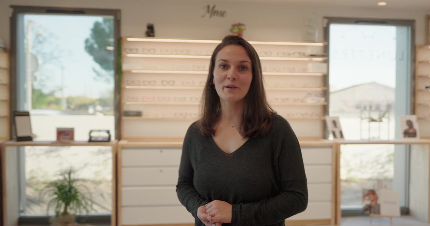 Camille présente le magasin